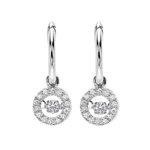 14KT White Gold & Diamonds Stunning Fashion Earrings - 1/3 ctw