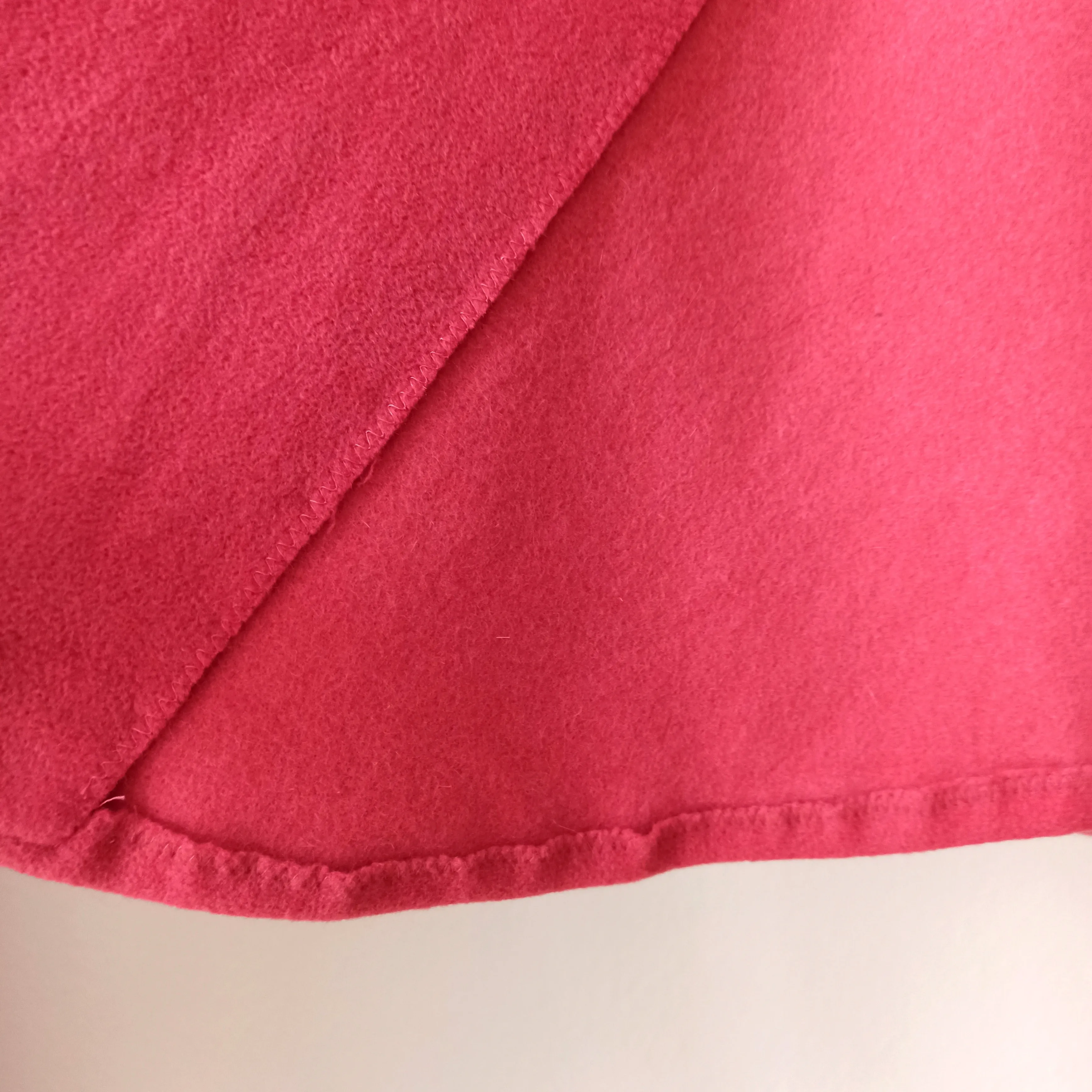 1950s 1960s - Gorgeous Pink Wool Cape