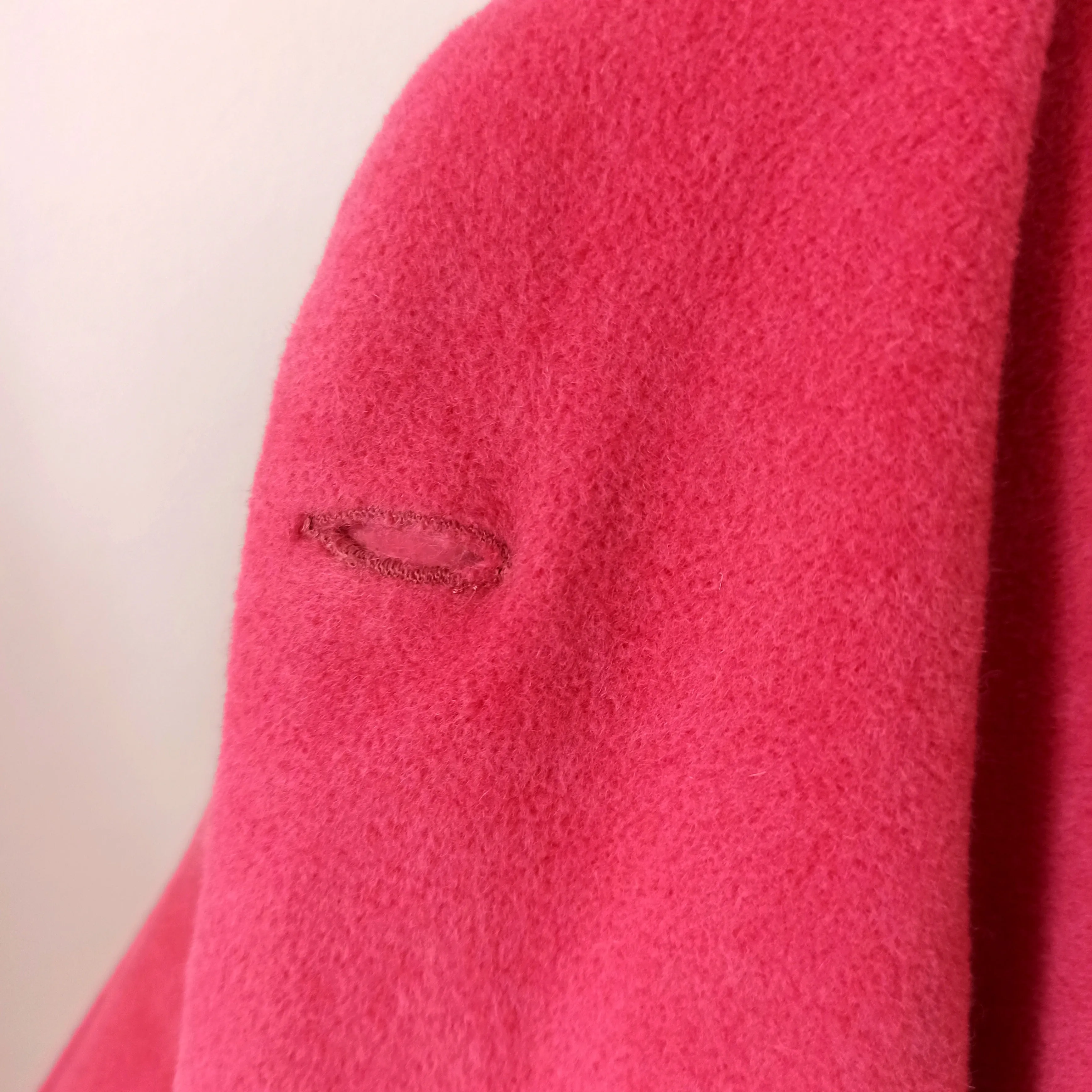 1950s 1960s - Gorgeous Pink Wool Cape