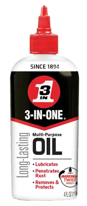 3-In-One 100703 Lubricant, 4 oz Bottle, Liquid :EA: QUANTITY: 1