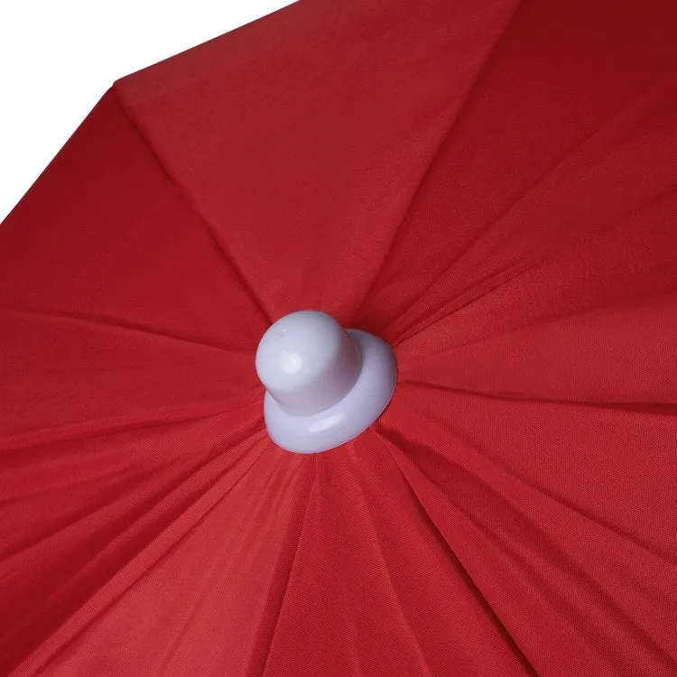 5.5 ft. Portable Beach Umbrella, Red