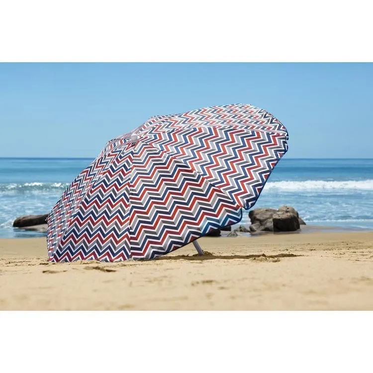 5.5 ft. Portable Beach Umbrella, Vibe Collection