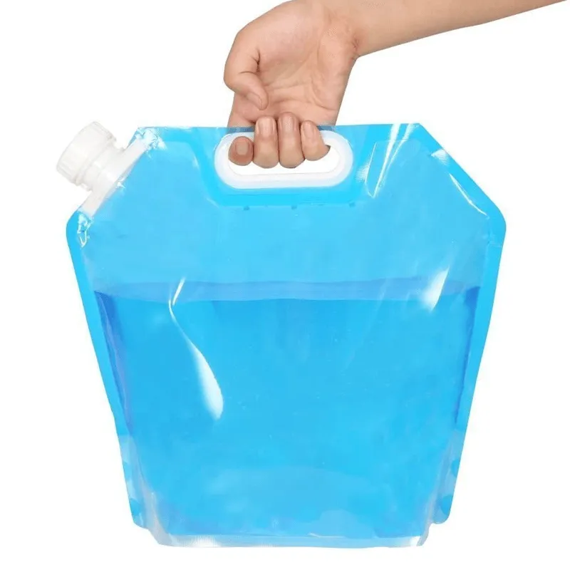 5L/10L Portabl Foldable Water Bags Collapsible Water Tank Cooking Picnic BBQ Water Container Bag Carrier Car Water Container