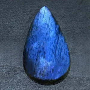 AAAmazing Labradorite 47x26mm Stunning Blue Fire Gem Cabochon