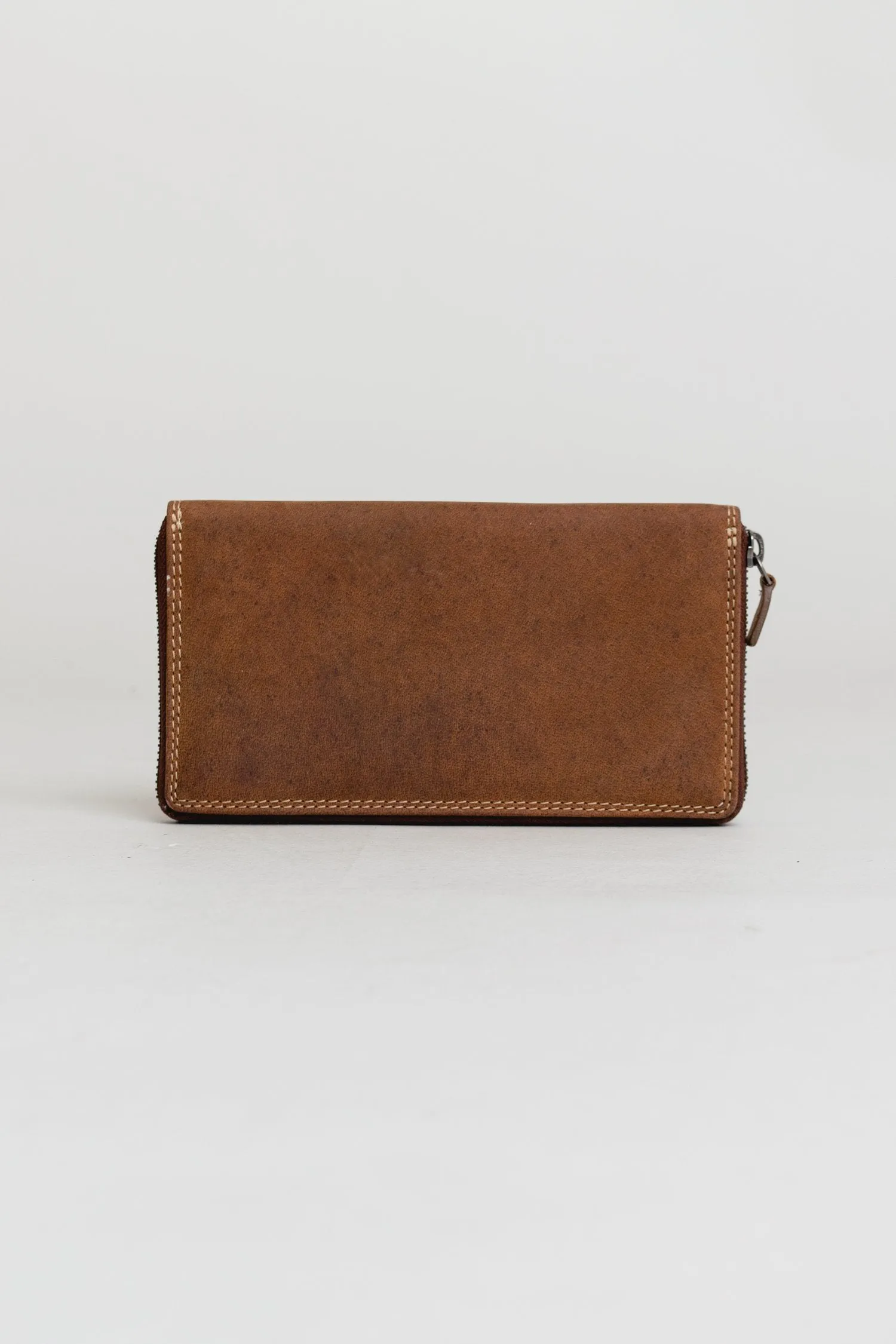 Adrian Klis 290 Single Zip Wallet, Buffalo Leather