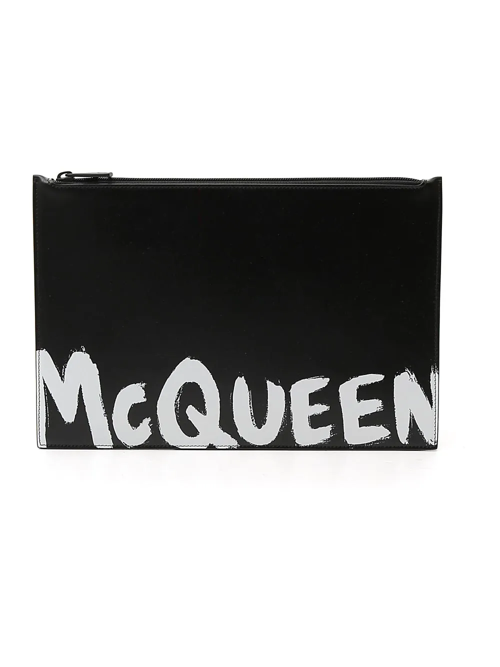 Alexander McQueen Graffiti Logo Clutch Bag