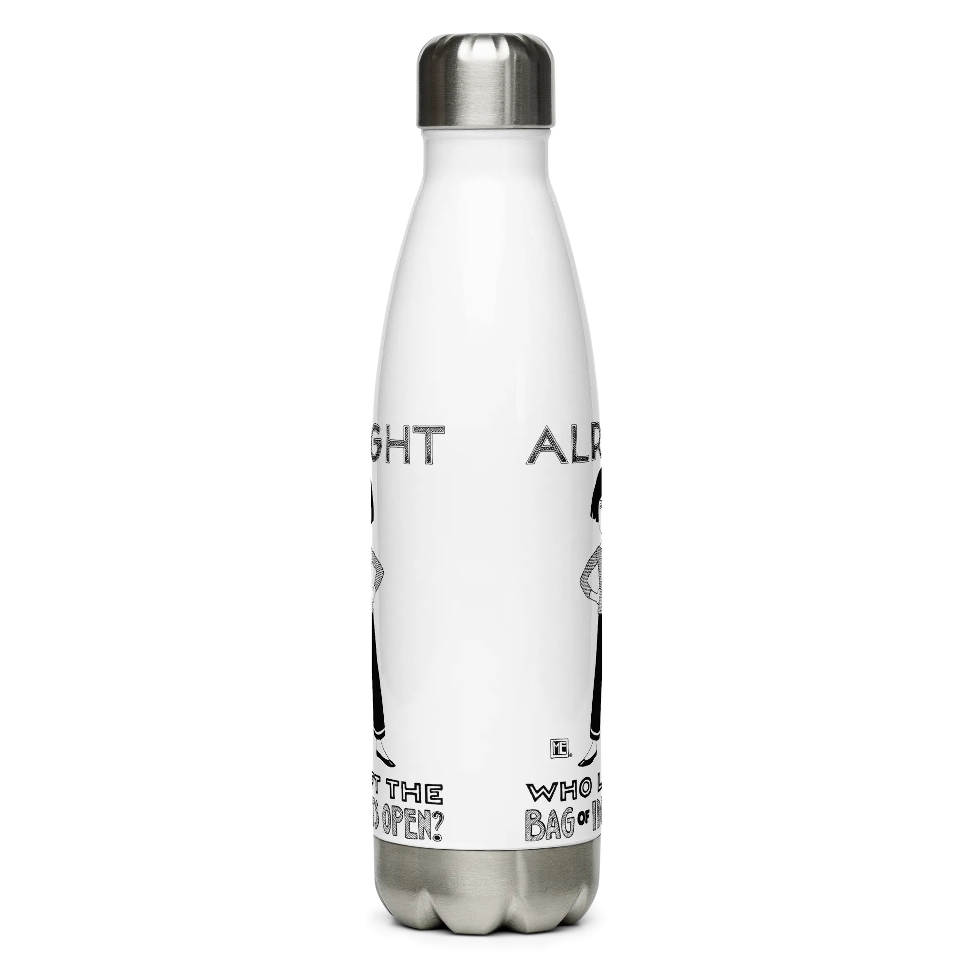 Bag of Idiots Stainless Steel Water Bottle