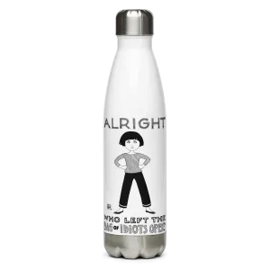 Bag of Idiots Stainless Steel Water Bottle