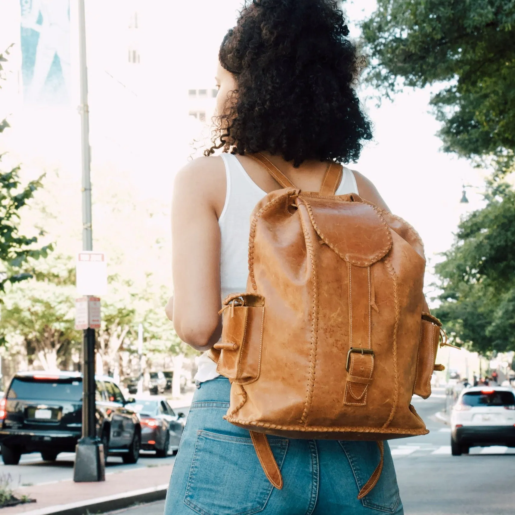 BEKI BACKPACK:Rust Brown