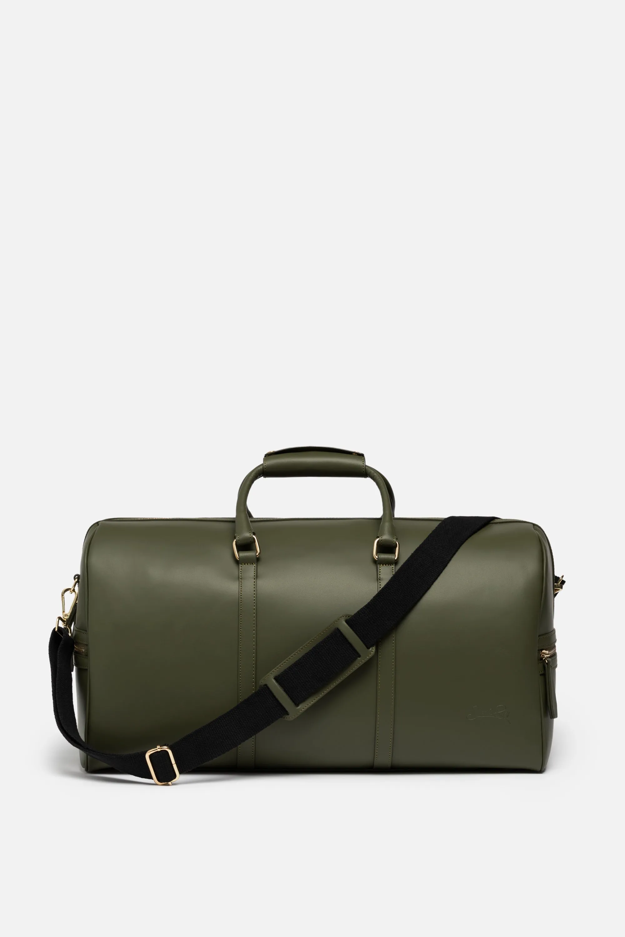 Beverly Hills Carryall Duffle Leather Bag in Olive Green - WAITLIST