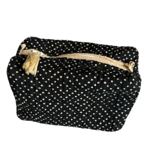 Black/Beige cosmetic bag (small)