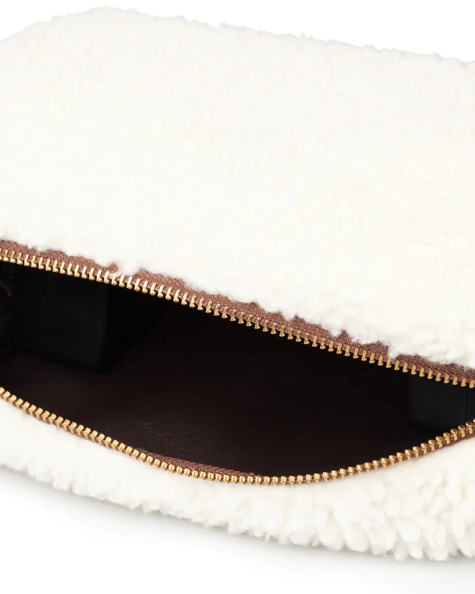 Box Bag | Cream Sherpa