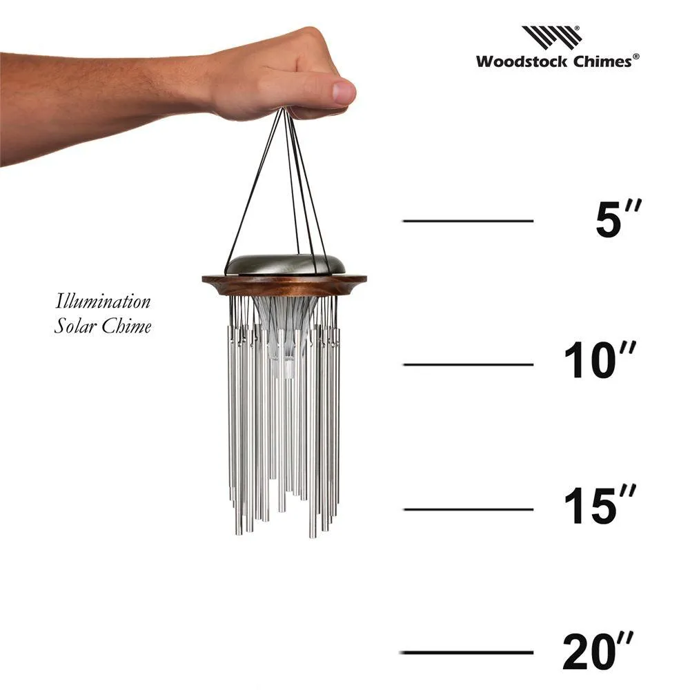 Bronze Solar Windchimes-Glow in the Dark while Making Beautiful Music in the Evenings*