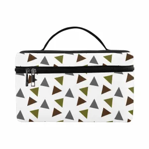 Cosmetic Geometric Triangles Bag