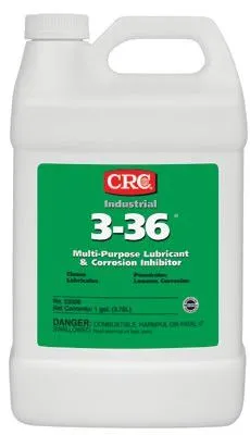 CRC 03006 3-36 Multi-Purpose Lubricant & Corrosion Inhibitor, 1 Gallon Bottle (4 Gallons)