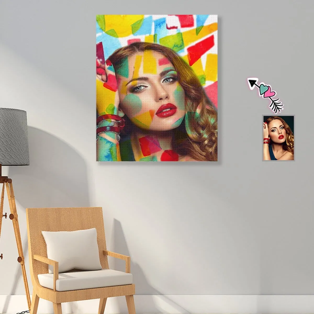 Custom Face Color Gorgeous Poster