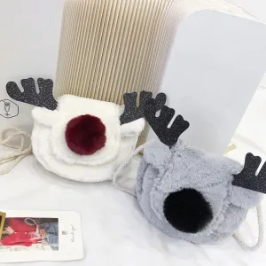 Deer Sling Bag | Gift for Teens | [Soft Plush Shoulder Bag]