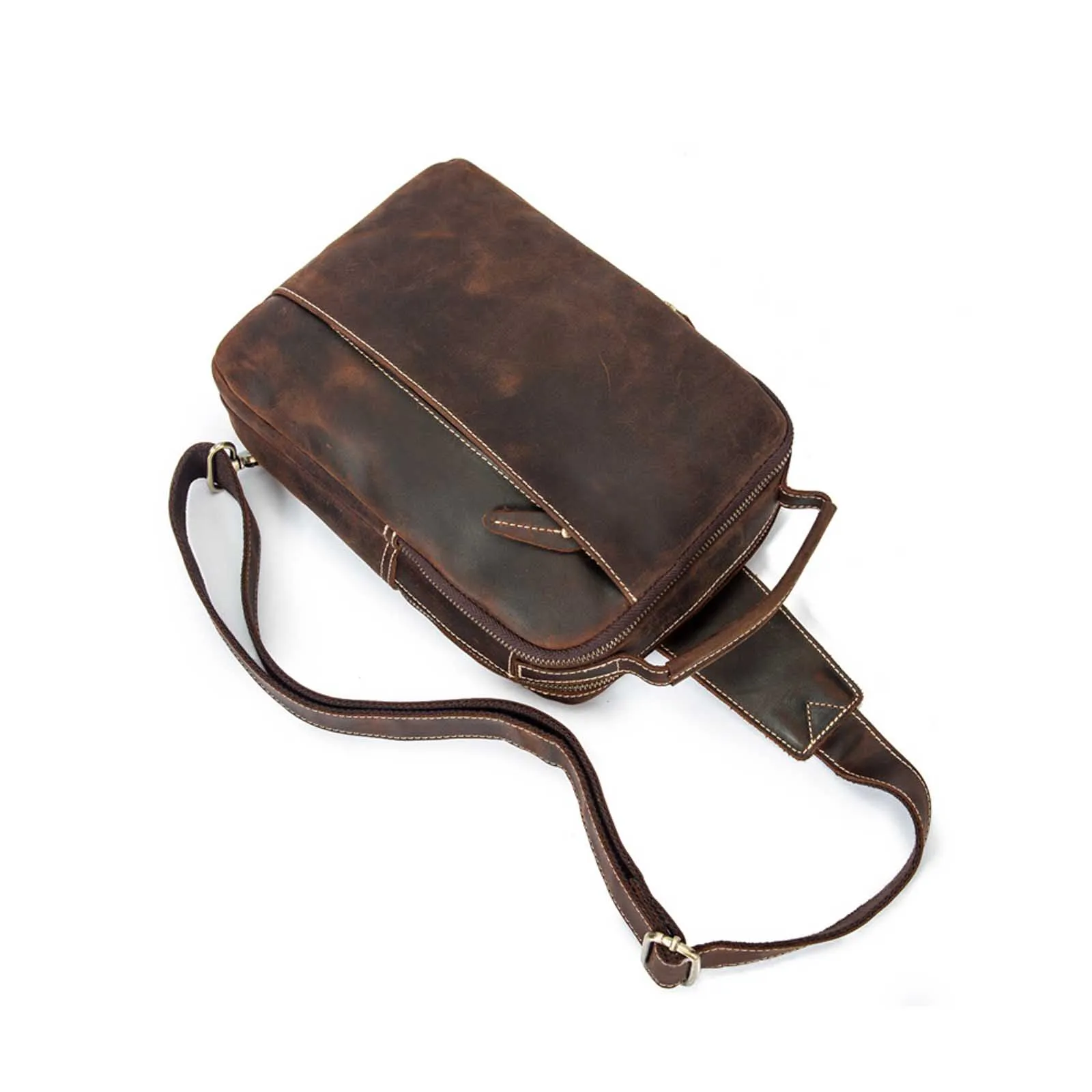 Designer Vintage Leather Sling Bag