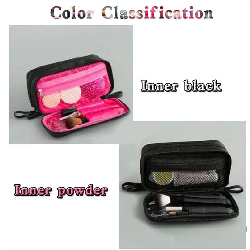 Fashion Cosmetic Bag Women's Large Nylon Waterproof Toiletries Organizer Makeup bag