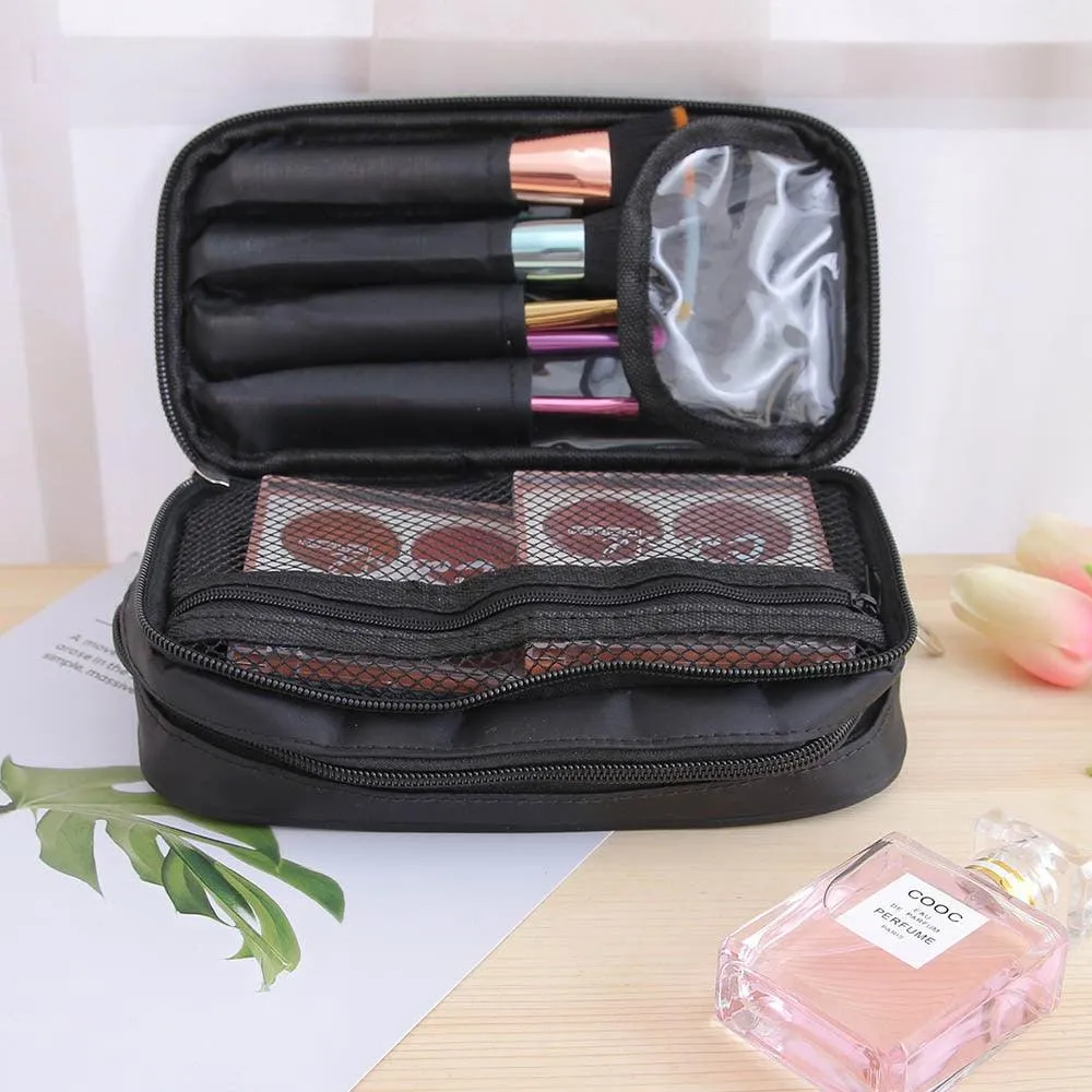 Fashion Cosmetic Bag Women's Large Nylon Waterproof Toiletries Organizer Makeup bag