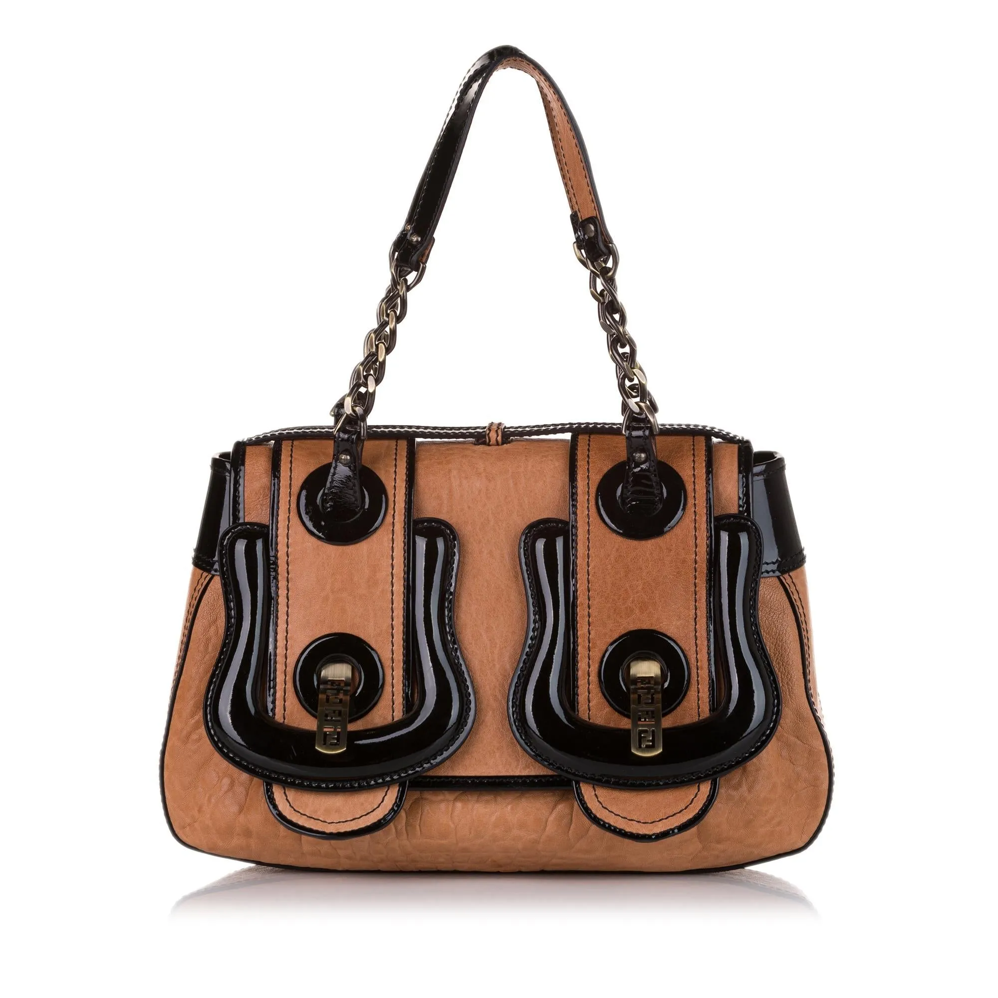 Fendi B. Bag Leather Handbag (SHG-34835)