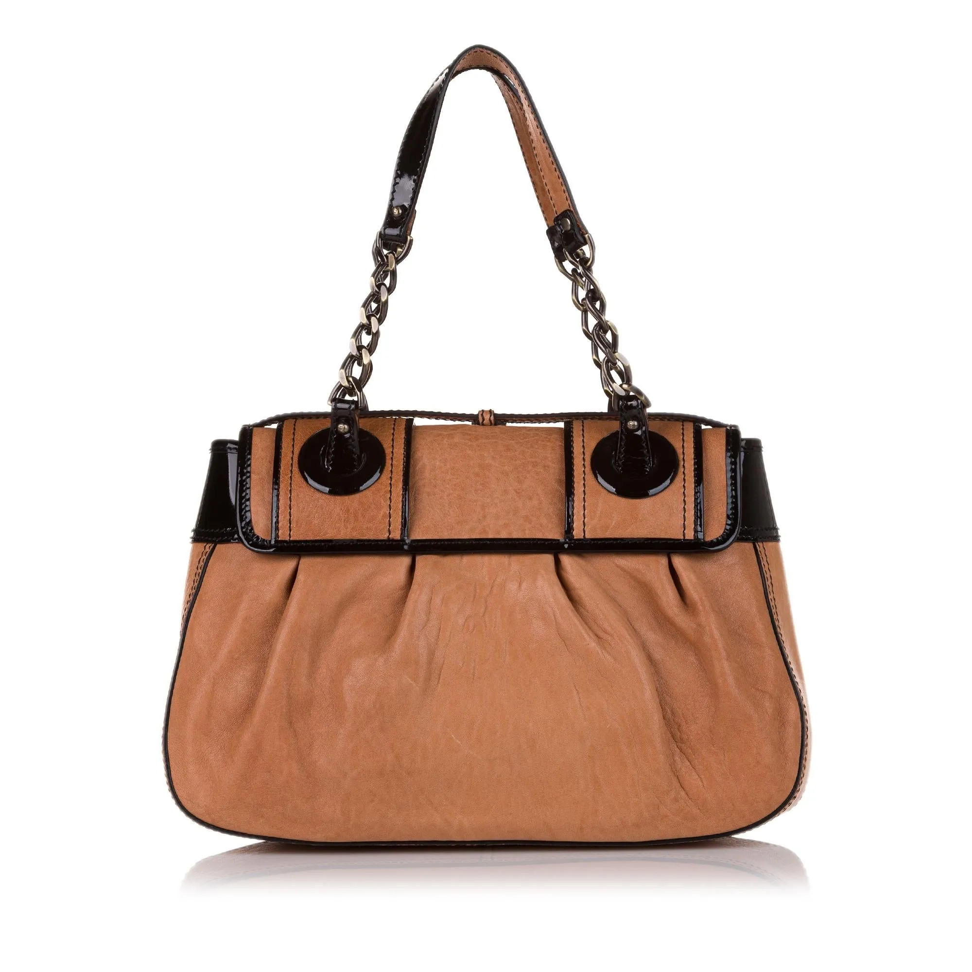 Fendi B. Bag Leather Handbag (SHG-34835)