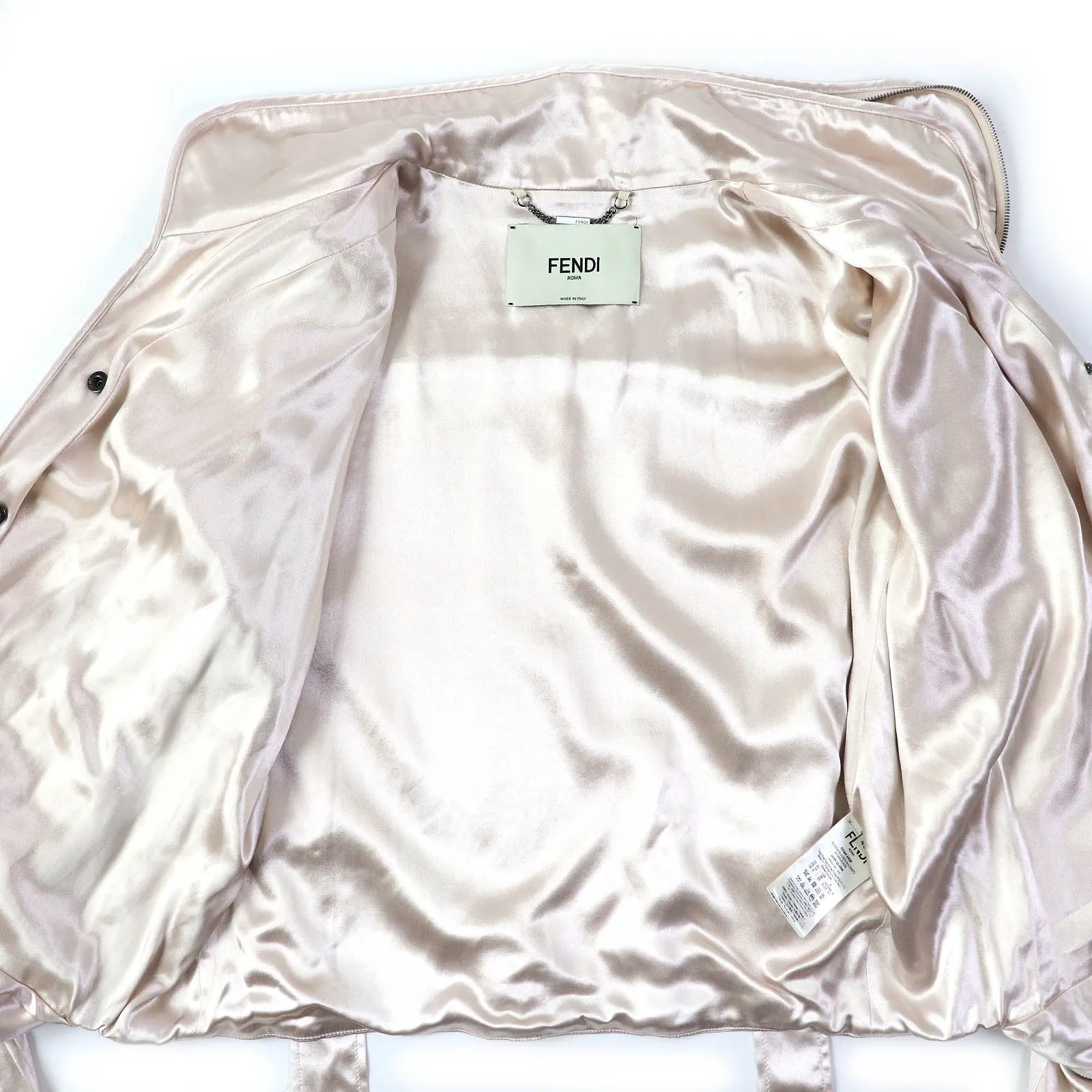 FENDI Blouson FJ7405 Rayon Light pink 40