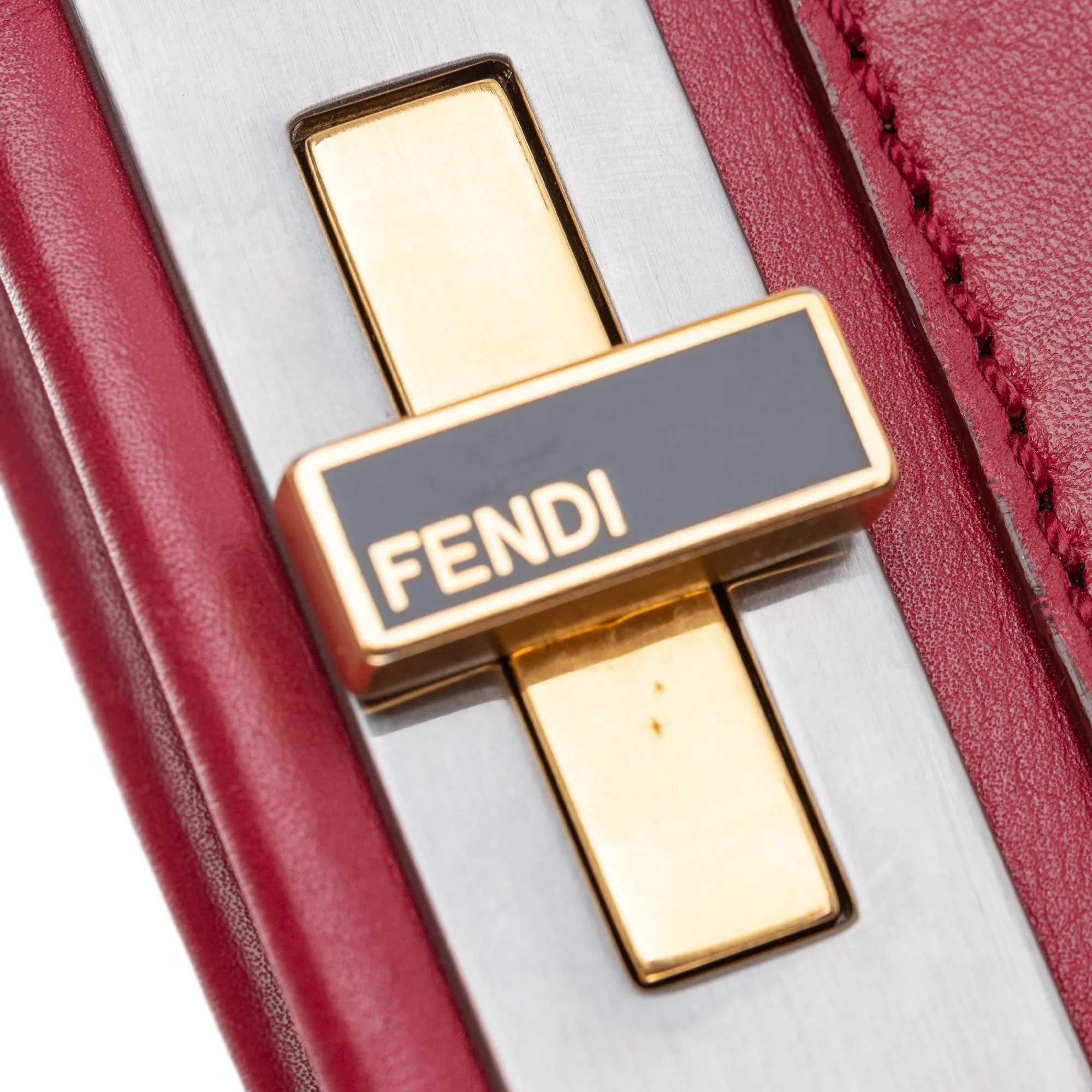 Fendi Peekaboo Leather Satchel (SHG-32461)