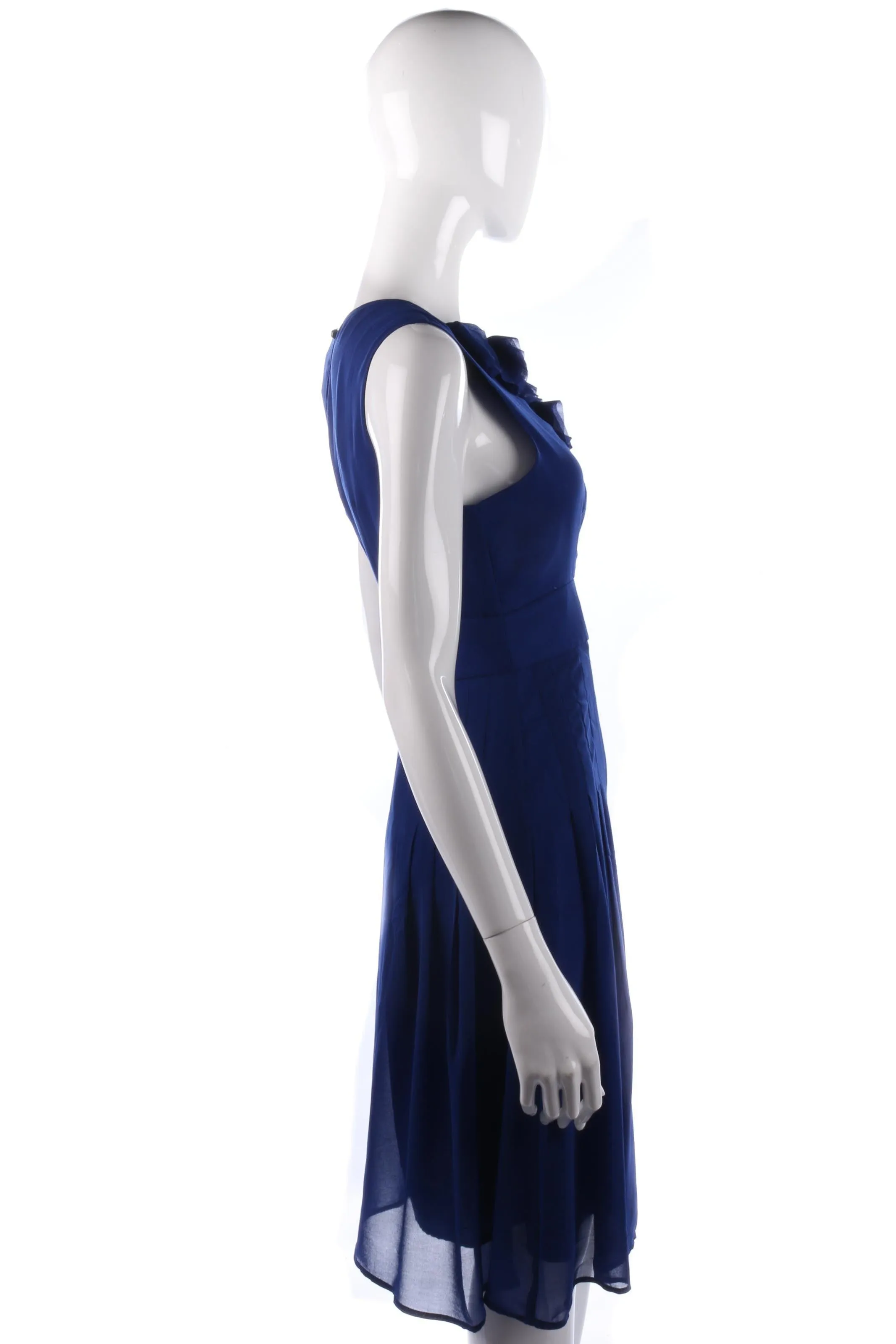 FEVER London Stunning Blue Cocktail Dress UK Size 16.