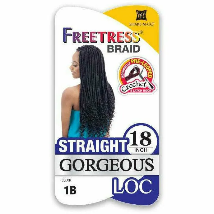 FreeTress: Straight Gorgeous Loc 18'' Crochet Braids