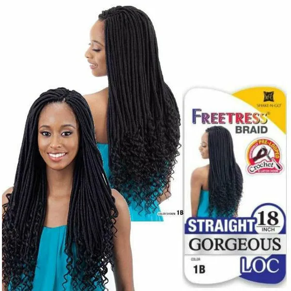 FreeTress: Straight Gorgeous Loc 18'' Crochet Braids