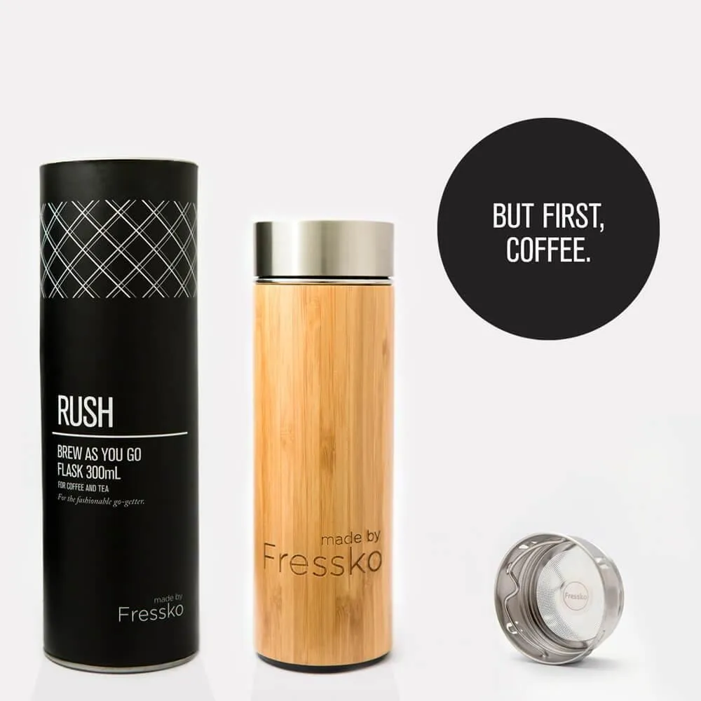 Fressko Bamboo Infuser Flask 300ml - Rush