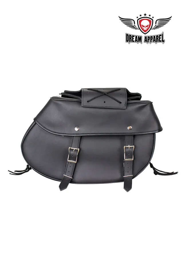 Genuine Leather Motorcycle Saddlebag