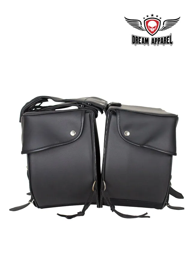 Genuine Leather Motorcycle Saddlebag