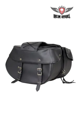 Genuine Leather Motorcycle Saddlebag