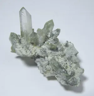 Gorgeous Chlorite Quartz Crystal Cluster Mineral Specimen