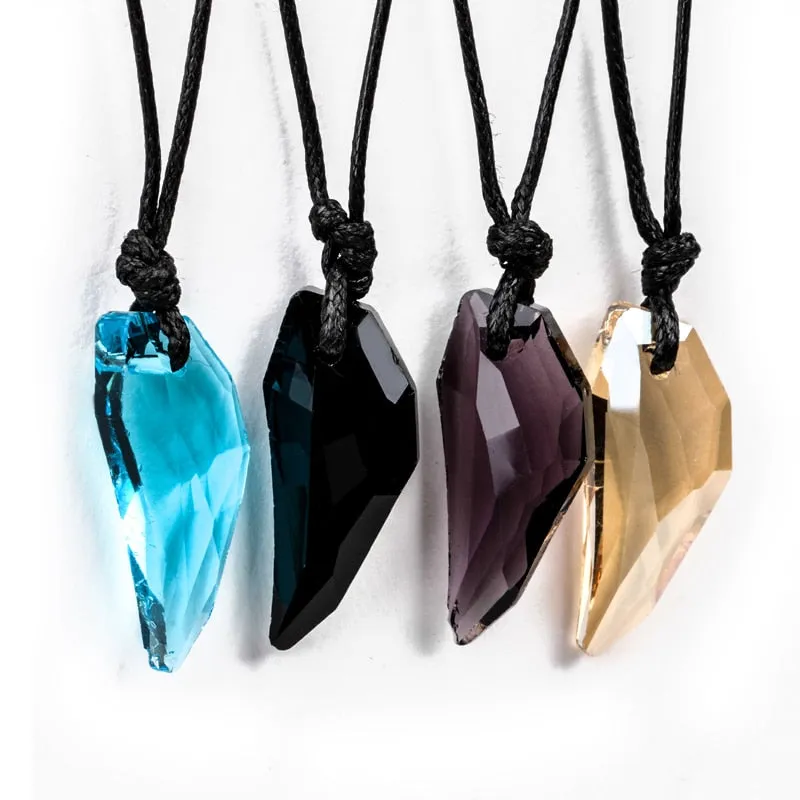 Gorgeous Crystal Wolf Fang Necklaces