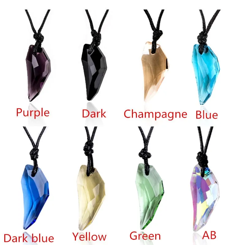 Gorgeous Crystal Wolf Fang Necklaces