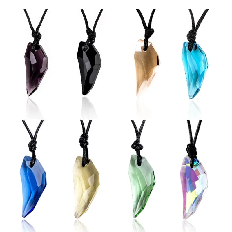 Gorgeous Crystal Wolf Fang Necklaces