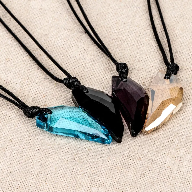 Gorgeous Crystal Wolf Fang Necklaces