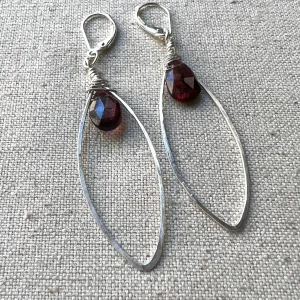 Gorgeous Garnet Earrings