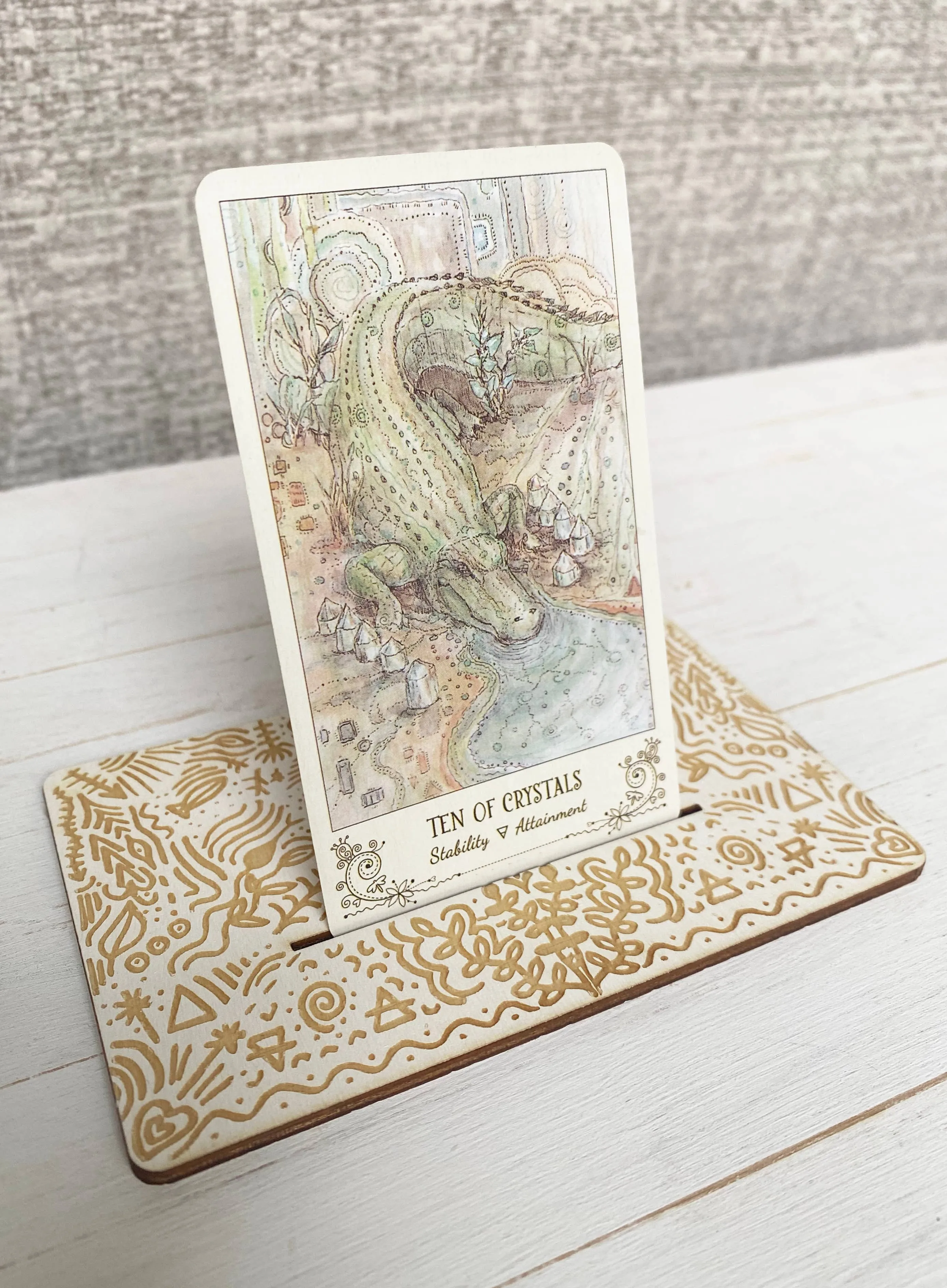 Gorgeous Little Bits - Oracle Celestial Angel Tarot Card Individual Display Holder