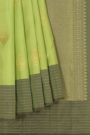 Gorgeous Mint-Green Saree