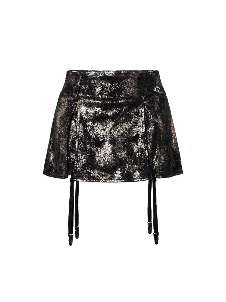 Gorgeous pu leather skirt【s0000007003】