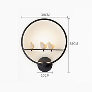 Gorgeous Resting Birds Wall Lamps