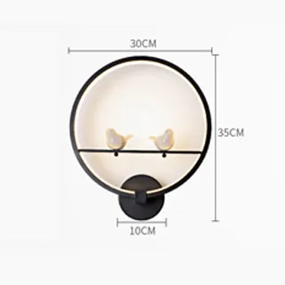 Gorgeous Resting Birds Wall Lamps