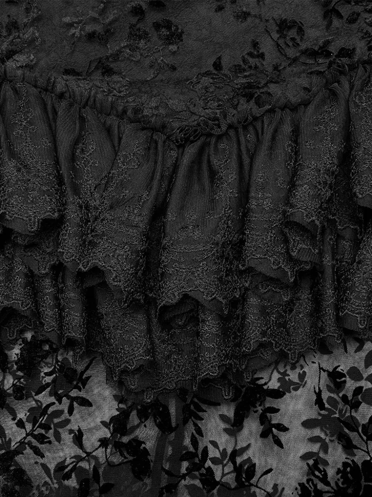 Goth perspective gorgeous skirt【s0000001104】