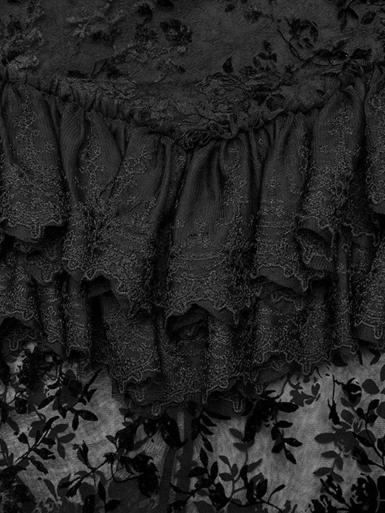 Goth perspective gorgeous skirt【s0000001104】