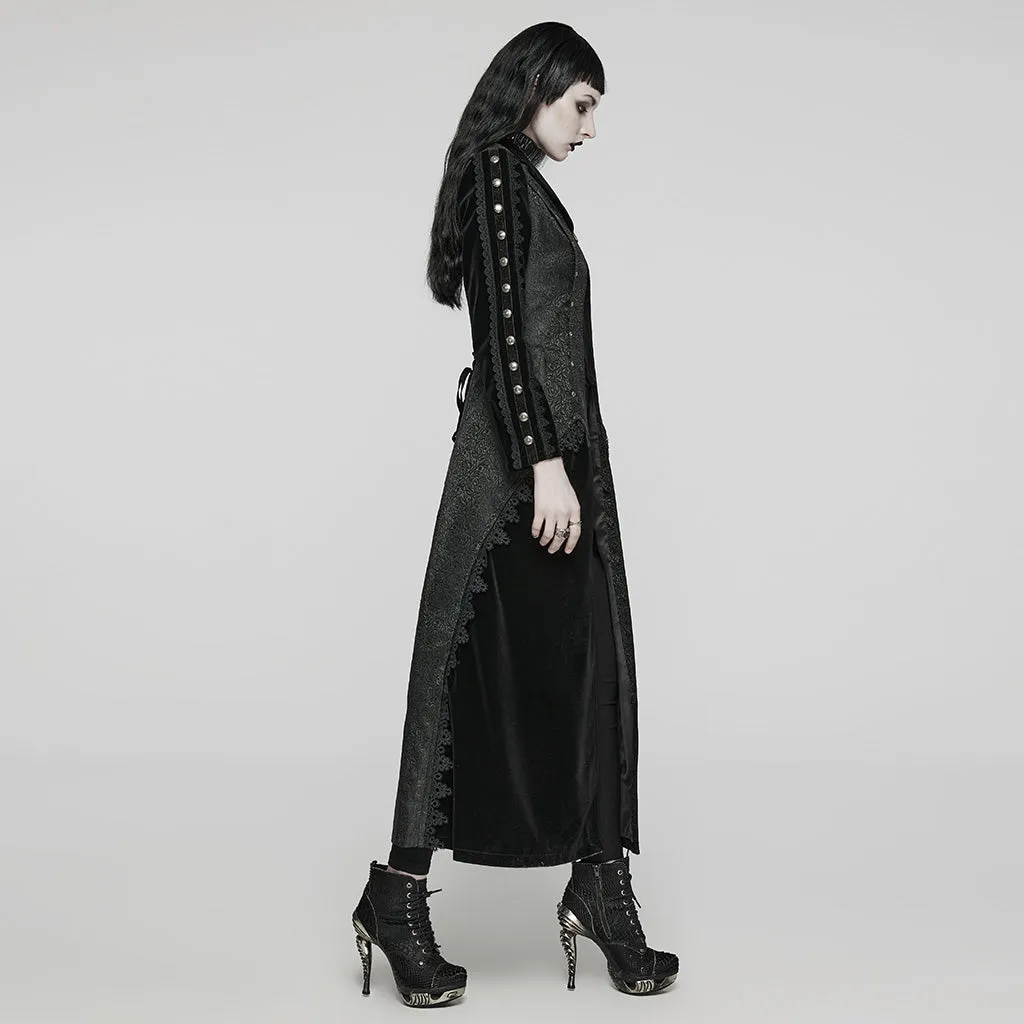 Gothic gorgeous countenance long coat