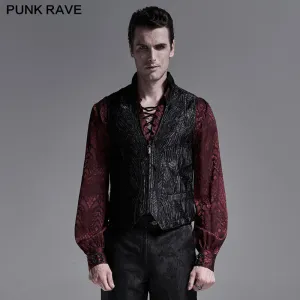 Gothic Gorgeous Jacquard Short vest